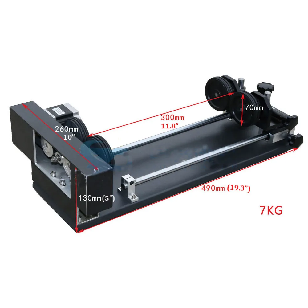 2/3 Phase Stepper Motor Wheel Rotation Axis for CO Laser Machine Carving Cylindrical Parts : Bottles and Columns
2/3 Phase Stepper Motor Wheel Rotation Axis for CO Laser Machine Carving Cylindrical Parts : Bottles and Columns