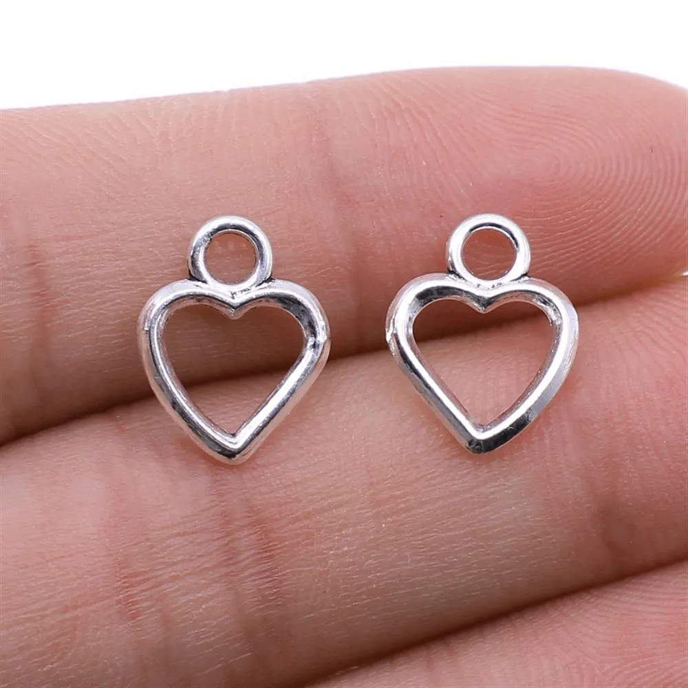 500pcs 11x14mm Heart Charms Wholesale Handmade Accessories KC Gold Antique Silver Color
500pcs 11x14mm Heart Charms Wholesale Handmade Accessories KC Gold Antique Silver Color