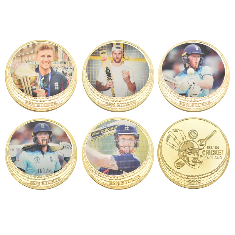 WR Cricket Superstar Ben Stokes Gold Plated Coins Collectibles with Coin Holder Challenge Coins Original Christmas Gift for Men
WR Cricket Superstar Ben Stokes Gold Plated Coins Collectibles with Coin Holder Challenge Coins Original Christmas Gift for Men