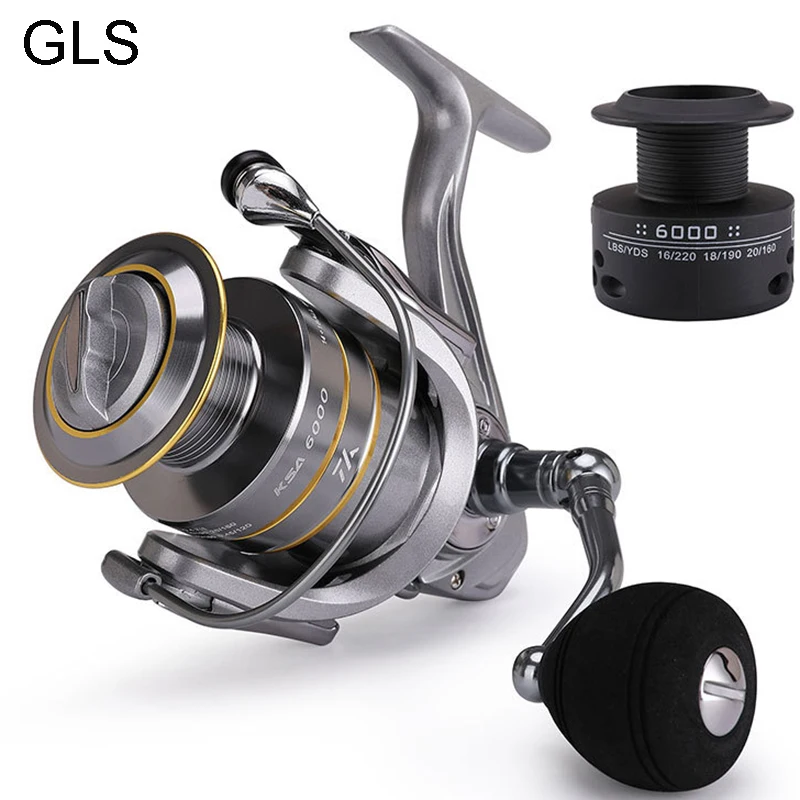Saltwater Carp Spinning Fishing Reel Ratio 5.5:1 1000-7000 Model 2 Spools Metal Body High Speed Fishing Reels
Saltwater Carp Spinning Fishing Reel Ratio 5.5:1 1000-7000 Model 2 Spools Metal Body High Speed Fishing Reels