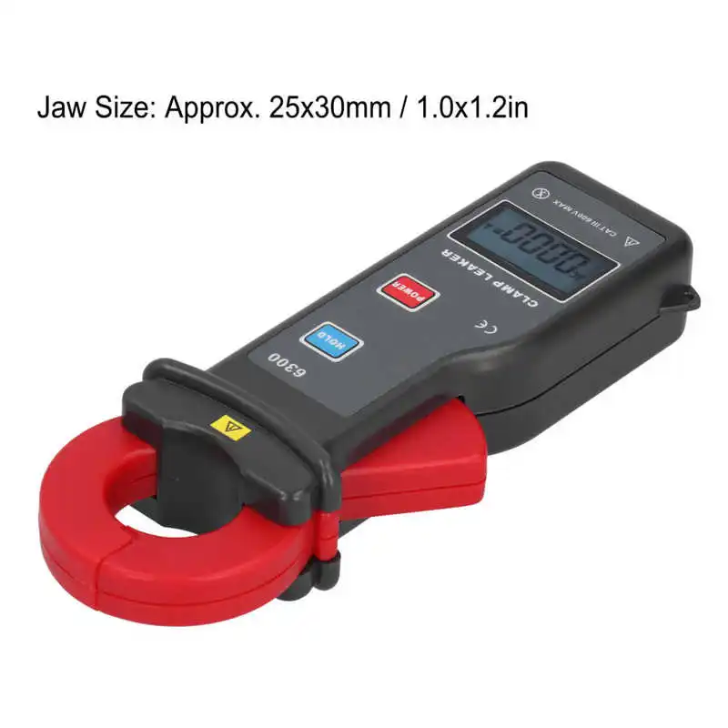 Current Meter ETCR-6300 AC Clamp Leakage Current Meter High Accuracy Tester 0mA-60A with RS232 Interface Ammeter
Current Meter ETCR-6300 AC Clamp Leakage Current Meter High Accuracy Tester 0mA-60A with RS232 Interface Ammeter