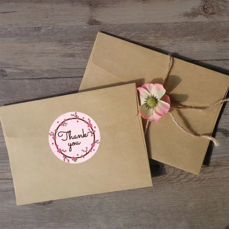500pcs 4 Designs Flower Thank You Sticker Wedding Favors Gift Package Seal Label GXMA 
500pcs 4 Designs Flower Thank You Sticker Wedding Favors Gift Package Seal Label GXMA