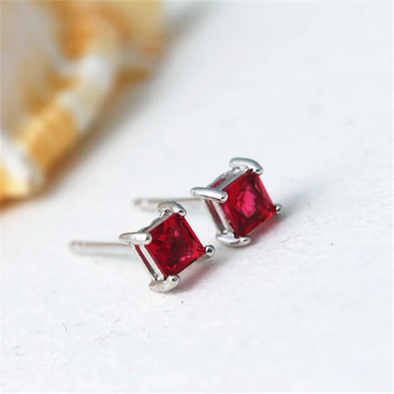 5mm New silver earrings beautiful temperament women's simple inlaid square zircon earrings jewelry gift
5mm New silver earrings beautiful temperament women's simple inlaid square zircon earrings jewelry gift