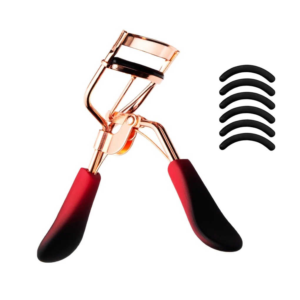 Eyelashes Clip Steel Eyelash Curling Tools Portable Eye Lash Curler Woman Girl Makeup Supplies with 6 Silicone strips
Eyelashes Clip Steel Eyelash Curling Tools Portable Eye Lash Curler Woman Girl Makeup Supplies with 6 Silicone strips