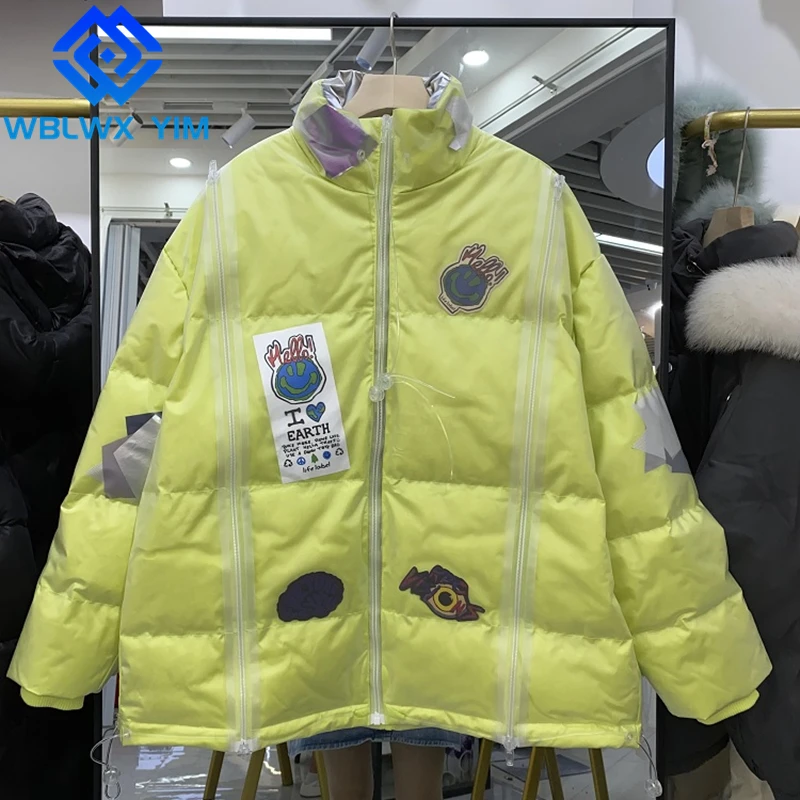 Winter Jacket Women Fashion Letter Print Down Jackets Thick Warm Cotton Coat Female High quality Water proof Parkas Streetwear
Winter Jacket Women Fashion Letter Print Down Jackets Thick Warm Cotton Coat Female High quality Water proof Parkas Streetwear
