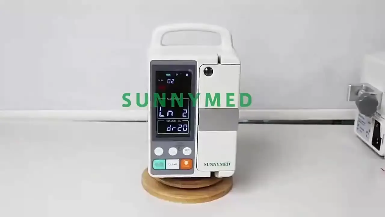 SUNNYMED SY-G076-2 High Quality ICU Automatic Electric Infusion Pump with Color Screen
SUNNYMED SY-G076-2 High Quality ICU Automatic Electric Infusion Pump with Color Screen
