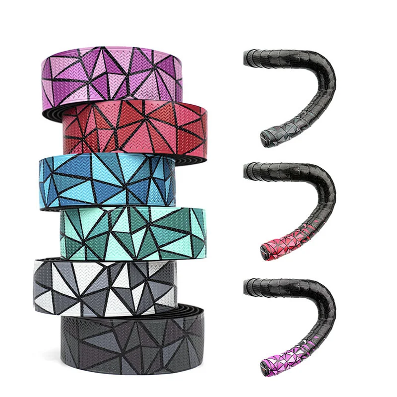 Bicycle Gradient Handlebars with Road Bike Bends Two-color Wrap with Dead Speed Anti-skid Shock-absorbing Straps
Bicycle Gradient Handlebars with Road Bike Bends Two-color Wrap with Dead Speed Anti-skid Shock-absorbing Straps