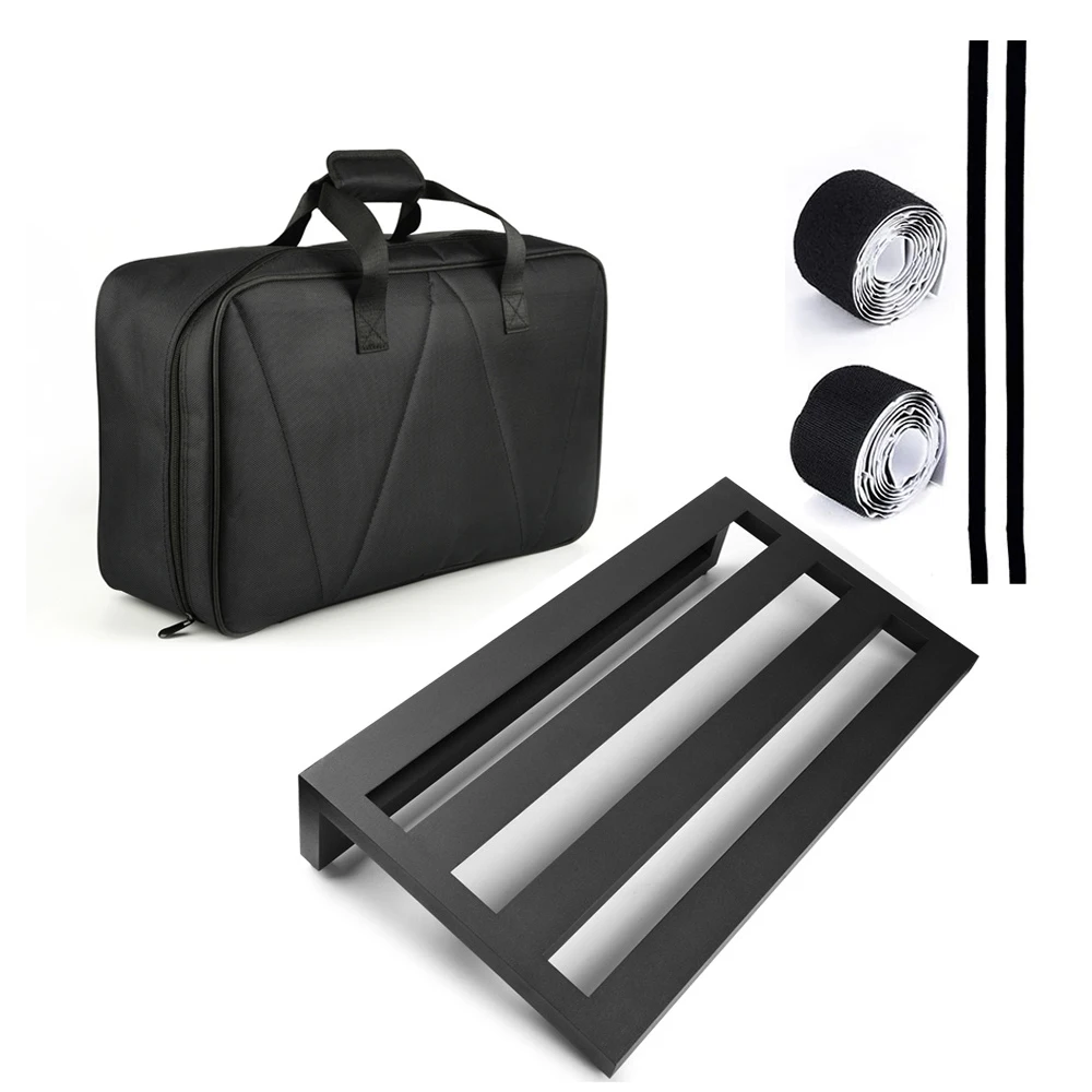 Large Size Guitar Effect Pedal Board Aluminum Alloy Pedalboard 19.7×11 Inch with Carrying Bag
Large Size Guitar Effect Pedal Board Aluminum Alloy Pedalboard 19.7×11 Inch with Carrying Bag