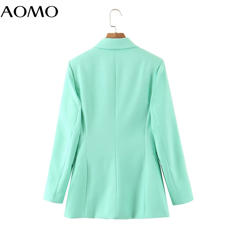 AOMO 2020 new women green blazer female long sleeve elegant jacket ladies work wear blazer formal suits SL515A
AOMO 2020 new women green blazer female long sleeve elegant jacket ladies work wear blazer formal suits SL515A