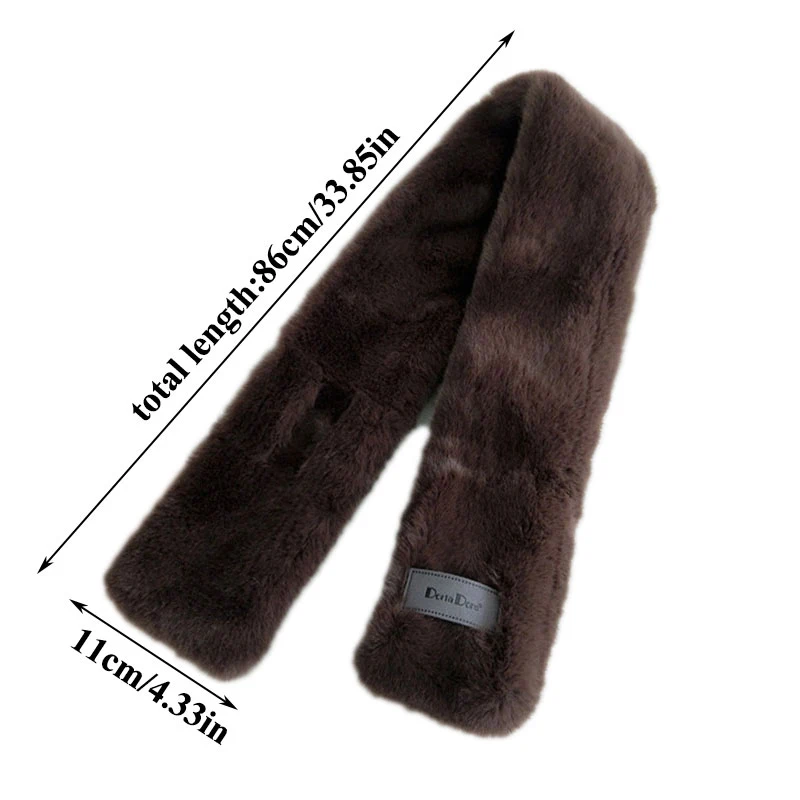 Women Plush Scarf Faux Rabbit Fur Cross Neck Collar Scarves Solid Color Korean Small Neckerchief Female Outdoor Thick Shawl Wrap
Women Plush Scarf Faux Rabbit Fur Cross Neck Collar Scarves Solid Color Korean Small Neckerchief Female Outdoor Thick Shawl Wrap