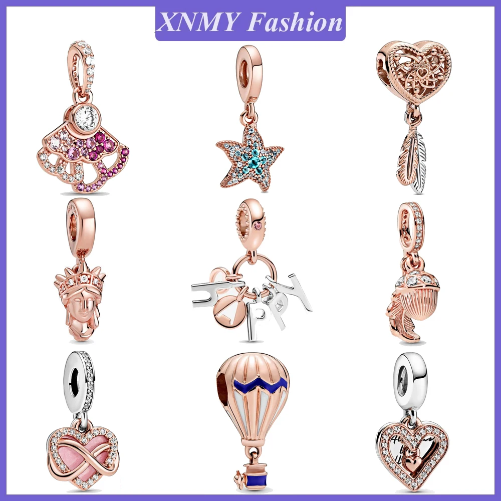 XNMY Silver Color Zirconia Sparkling Rose Gold Dreamcatcher Charm fit Original Pandora charms Bracelet DIY Women Jewelry Gifts
XNMY Silver Color Zirconia Sparkling Rose Gold Dreamcatcher Charm fit Original Pandora charms Bracelet DIY Women Jewelry Gifts