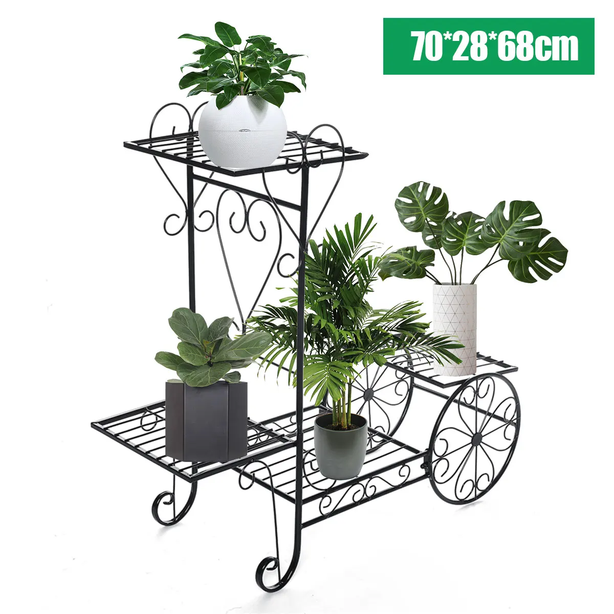 European 4 Layers Plants Stand Flower Rack Metal Flower Stand Indoor Plant Shelves Multi-story Outdoor Metal Floor Shelf Balcony
European 4 Layers Plants Stand Flower Rack Metal Flower Stand Indoor Plant Shelves Multi-story Outdoor Metal Floor Shelf Balcony