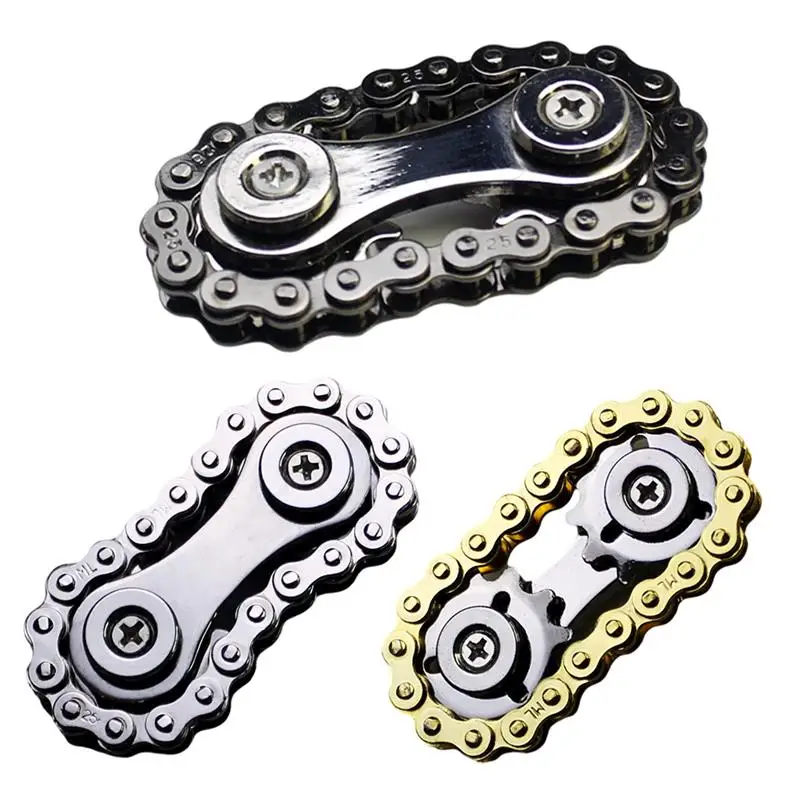 Decompression Chain Gyro Toy Fingertip Gyro Sprocket Metal Stress Relief SpinnerToys for Kids and Adults
Decompression Chain Gyro Toy Fingertip Gyro Sprocket Metal Stress Relief SpinnerToys for Kids and Adults