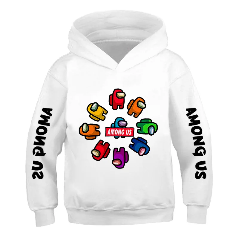 Sudadera Among Us Hoodies Game Kids Impostor Cosplay Graphic Anime Streetwear Cartoon Boys Children's Cotton Clothing Sweatshirt
Sudadera Among Us Hoodies Game Kids Impostor Cosplay Graphic Anime Streetwear Cartoon Boys Children's Cotton Clothing Sweatshirt