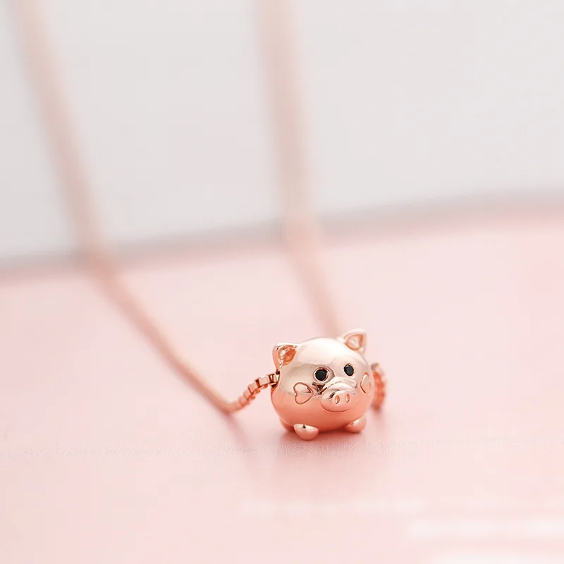 New S925 whole body sterling silver necklace simple and cute zodiac lucky pig necklace drop necklace for women
New S925 whole body sterling silver necklace simple and cute zodiac lucky pig necklace drop necklace for women