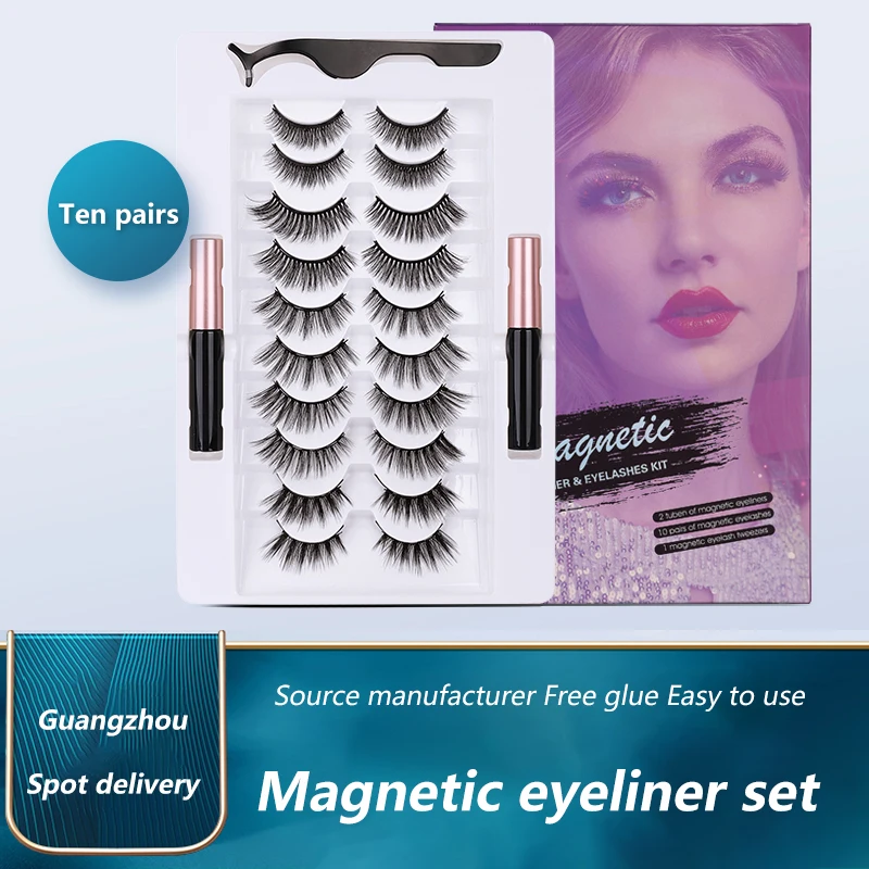 QIUPALEI Beauty 10pairs Magnetic Eyelashes Cat Eye Liner Natural Whispy Faux Mink Lashes Kit and Eyeliner Set Bulk Wholesale
QIUPALEI Beauty 10pairs Magnetic Eyelashes Cat Eye Liner Natural Whispy Faux Mink Lashes Kit and Eyeliner Set Bulk Wholesale