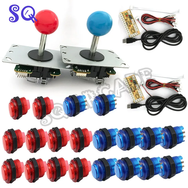 DIY Arcade Game KIT for PC/PS2/PS3 USB Zero Delay Encoder+Copy SANWA Joystick+ Led Push Button+cable for Arcade Game DIY Parts
DIY Arcade Game KIT for PC/PS2/PS3 USB Zero Delay Encoder+Copy SANWA Joystick+ Led Push Button+cable for Arcade Game DIY Parts