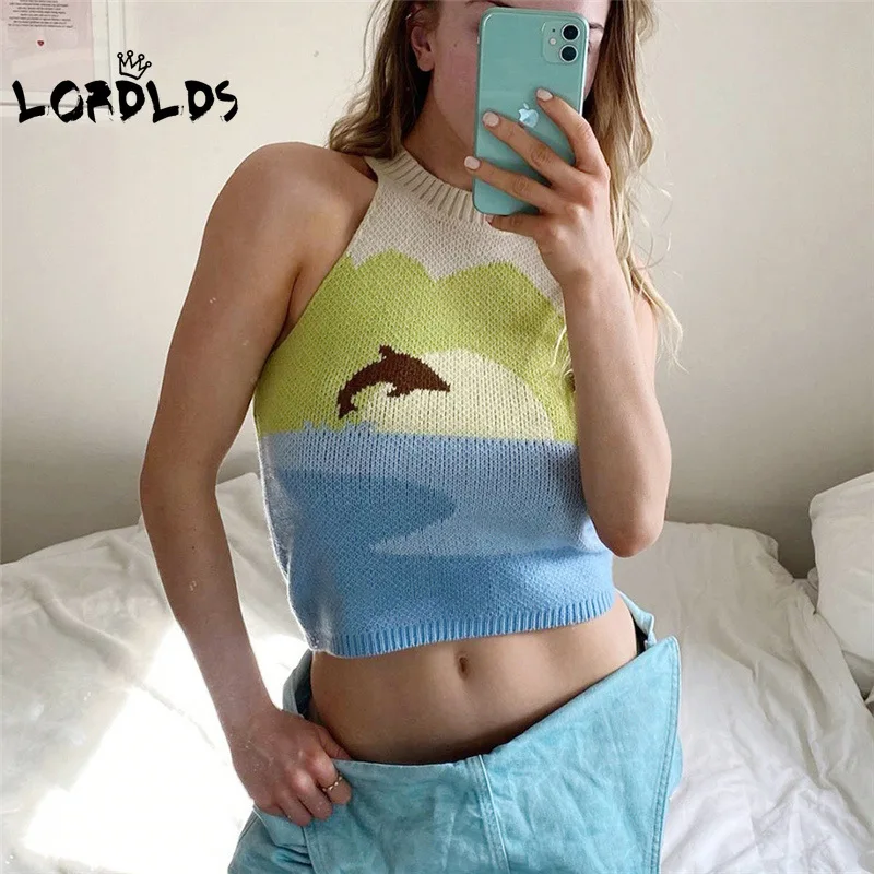 Женский топ с открытыми плечами LORDLDS, зеленый Повседневный вязаный Топ без рукавов с открытыми плечами, Y2K, модная пляжная одежда, лето 2019
Женский топ с открытыми плечами LORDLDS, зеленый Повседневный вязаный Топ без рукавов с открытыми плечами, Y2K, модная пляжная одежда, лето 2019