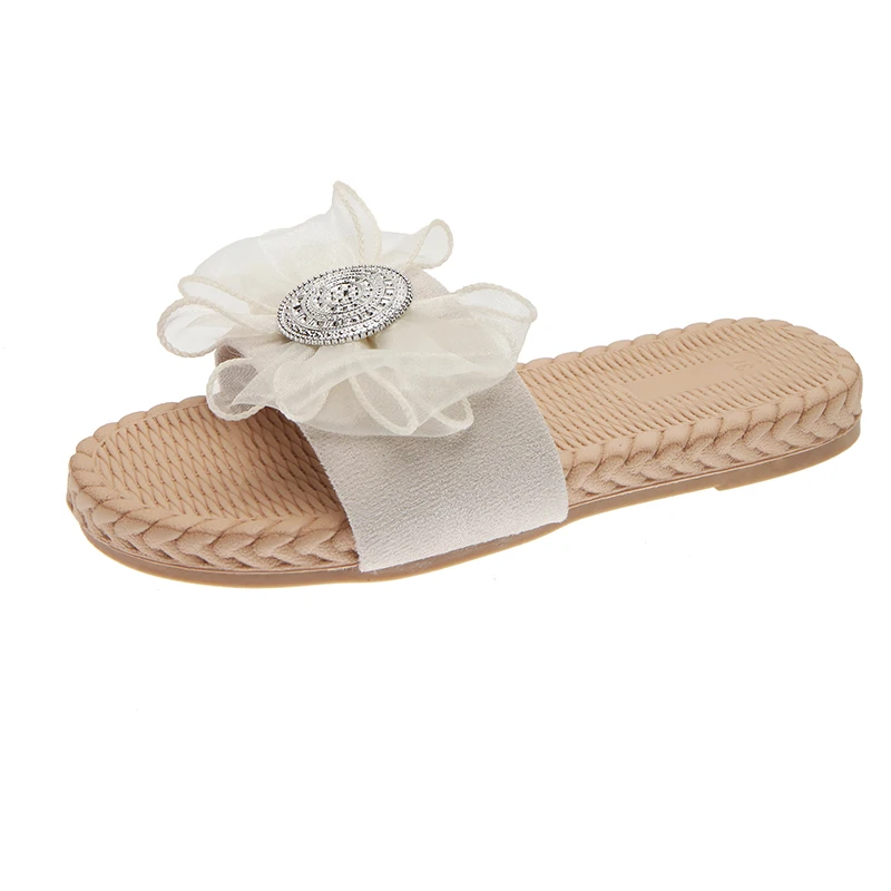 Sweet Bowknot Fashion Flat Comfortable Ladies Slippers Summer New Casual Beach Shoes Large Size 35-40 Hot Sale.
Sweet Bowknot Fashion Flat Comfortable Ladies Slippers Summer New Casual Beach Shoes Large Size 35-40 Hot Sale.