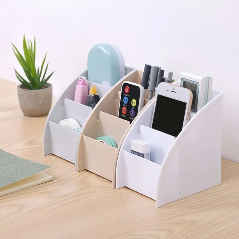 3 Grid Remote Control Box Cosmetics Desktop Storage Case Stand Holder Office Stationery Phone Organizer
3 Grid Remote Control Box Cosmetics Desktop Storage Case Stand Holder Office Stationery Phone Organizer