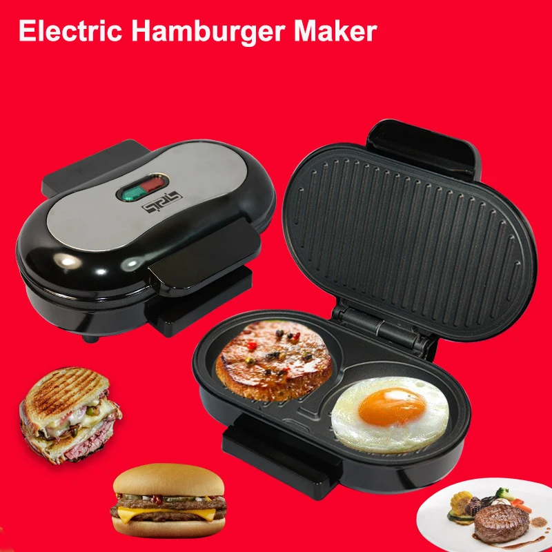 Household Electric Hamburger Sanwich Maker Kitchen Mini Steak Making Machine 220V EU Plug Kitchen Breakfast Cooking Appliance
Household Electric Hamburger Sanwich Maker Kitchen Mini Steak Making Machine 220V EU Plug Kitchen Breakfast Cooking Appliance