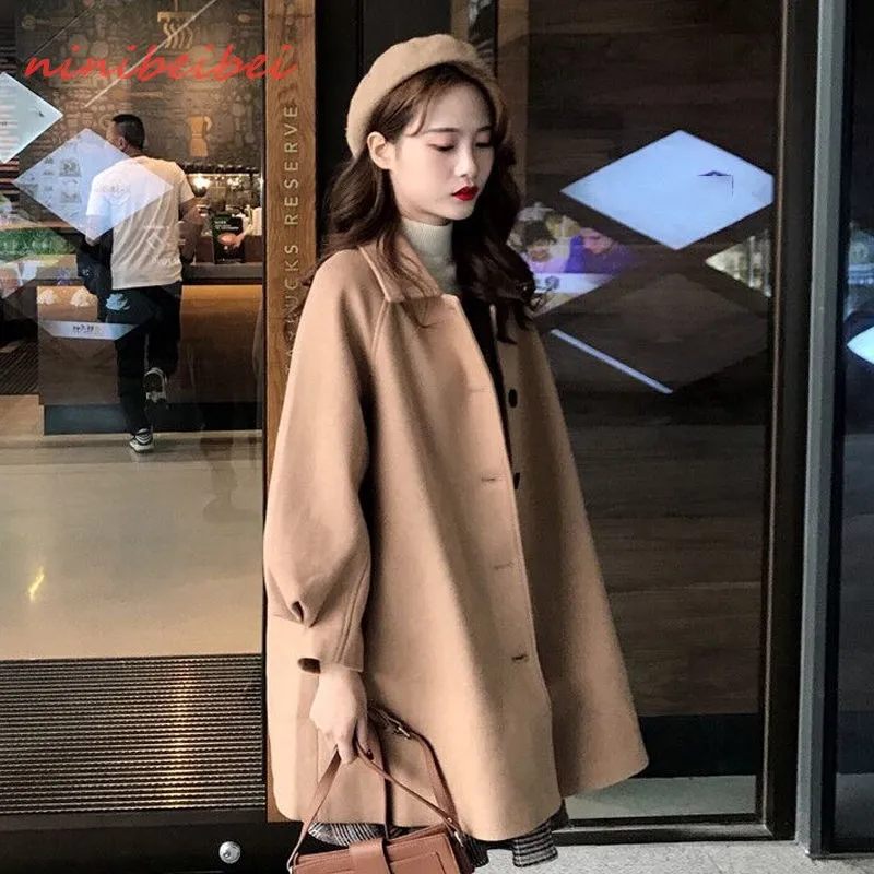 2021 Korean -Style Woolen Coat Women 's Thick Mid-Length Cute Woolen Overcoat for Autumn and Winter Large Size
2021 Korean -Style Woolen Coat Women 's Thick Mid-Length Cute Woolen Overcoat for Autumn and Winter Large Size