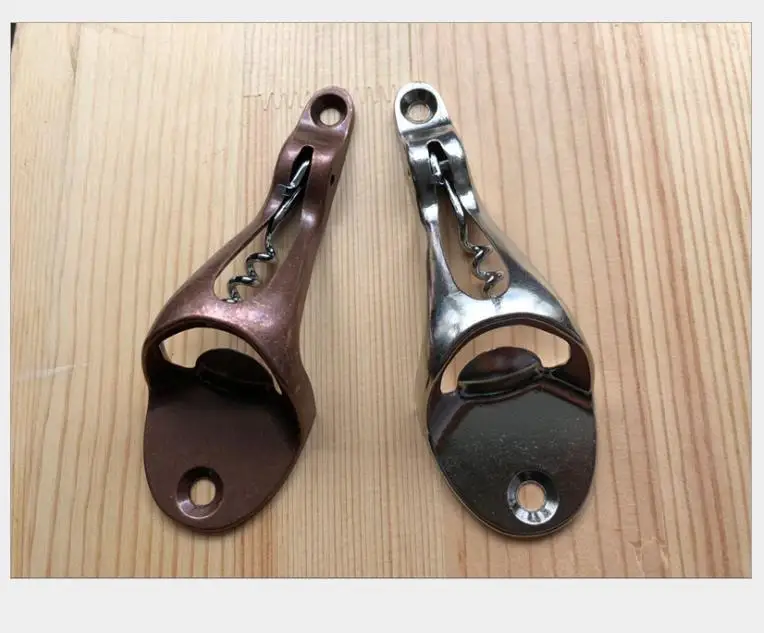 New Arrival 2 In 1 Retro Metal Wall Mount Red Wine Bottle Opener Bar Tools Beer Bottle Openers With Screws Wholesale
New Arrival 2 In 1 Retro Metal Wall Mount Red Wine Bottle Opener Bar Tools Beer Bottle Openers With Screws Wholesale