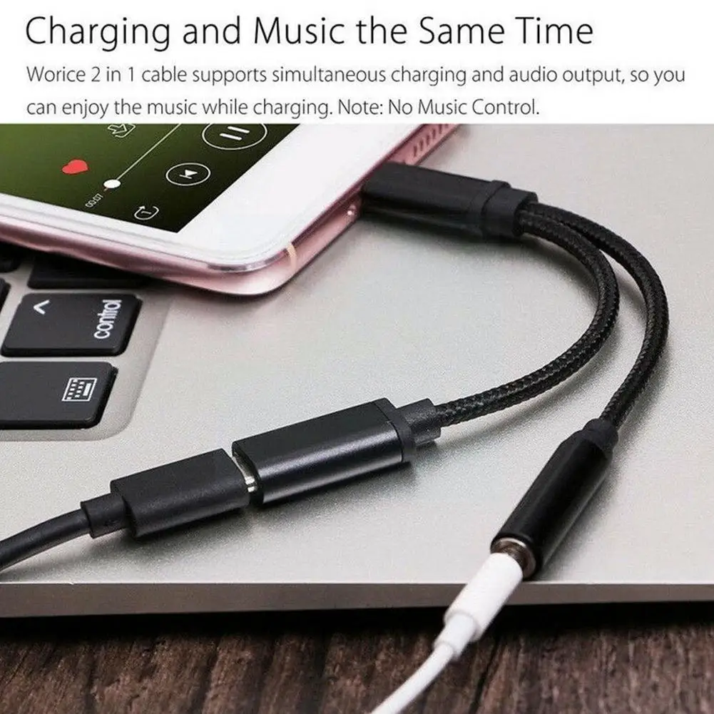 2in1 USB Type C To 3.5mm Jack Audio Splitter USB C AUX Earphone For Mobile Audio Charging Cable Adapter 3.5 Phone To USB-C F6Y9
2in1 USB Type C To 3.5mm Jack Audio Splitter USB C AUX Earphone For Mobile Audio Charging Cable Adapter 3.5 Phone To USB-C F6Y9
