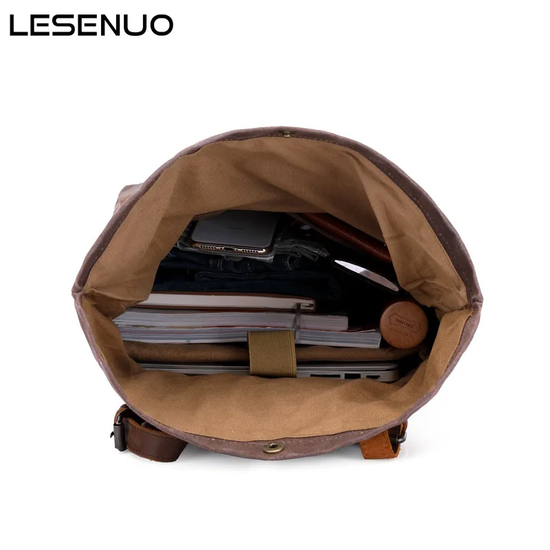LESENUO New Fashion Men's Backpack Vintage Canvas Backpack School Bag Travel Bags Large Capacity Travel Laptop Backpack Bag
LESENUO New Fashion Men's Backpack Vintage Canvas Backpack School Bag Travel Bags Large Capacity Travel Laptop Backpack Bag