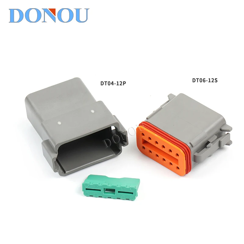 Desch connector DT04-12P car waterproof connector male and female docking terminal harness plug DT06-12S with terminal
Desch connector DT04-12P car waterproof connector male and female docking terminal harness plug DT06-12S with terminal