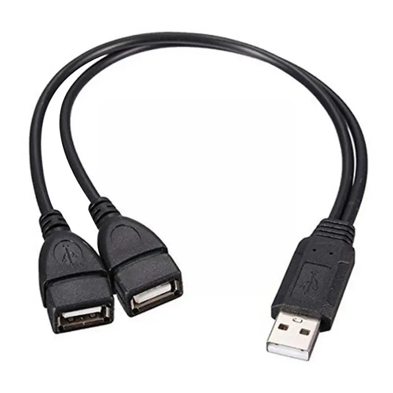 USB Cable One-Two Extension Line 2.0 A Male To 2 Dual Hub Adapter Female Cable Power Cord Splitter X4S7
USB Cable One-Two Extension Line 2.0 A Male To 2 Dual Hub Adapter Female Cable Power Cord Splitter X4S7
