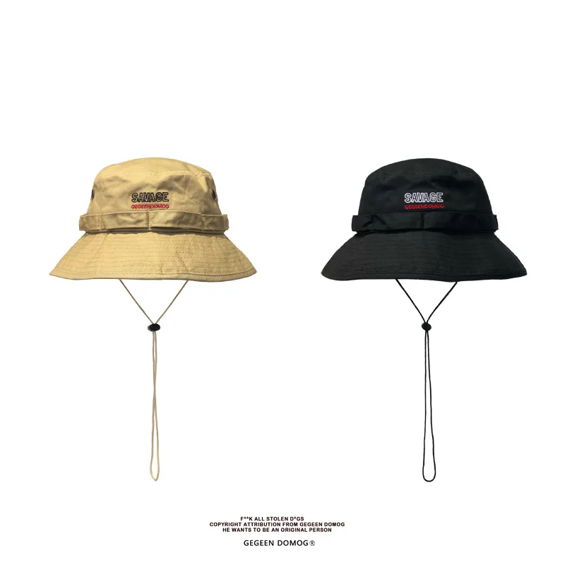 Origional Popular Brand Street Big Brim Function Bucket Hat Windproof Drawstring Hip Hop Japanese Style Retro
Origional Popular Brand Street Big Brim Function Bucket Hat Windproof Drawstring Hip Hop Japanese Style Retro