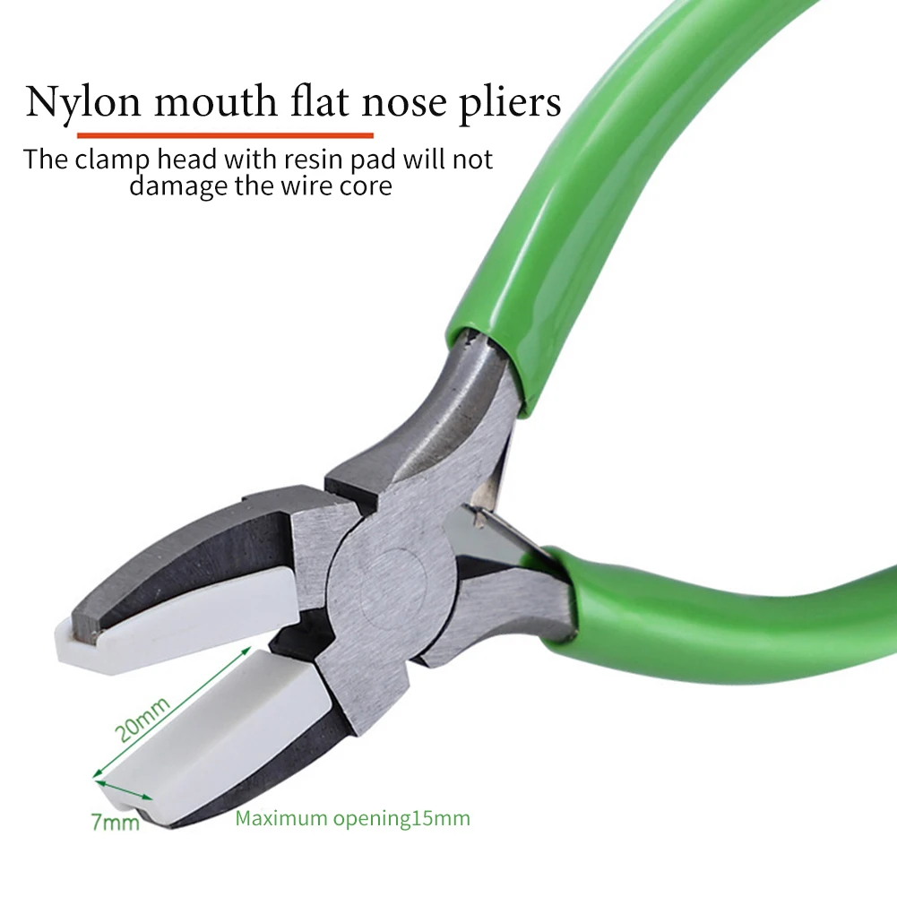 3pcs Carbon Steel Practical Nylon Jaw Wire Looping Jewelry Pliers Kit Bail Making DIY Multifunction Crafts 6 In 1 Hand Tools
3pcs Carbon Steel Practical Nylon Jaw Wire Looping Jewelry Pliers Kit Bail Making DIY Multifunction Crafts 6 In 1 Hand Tools