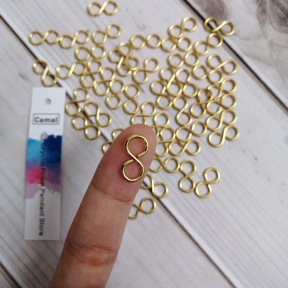 Camal 100pcs 13x6mm Infinity Symbol Gold S 8 Clasp Metal Connector Hook Crystal Pendant Chandelier Part Jewelry Finding
Camal 100pcs 13x6mm Infinity Symbol Gold S 8 Clasp Metal Connector Hook Crystal Pendant Chandelier Part Jewelry Finding