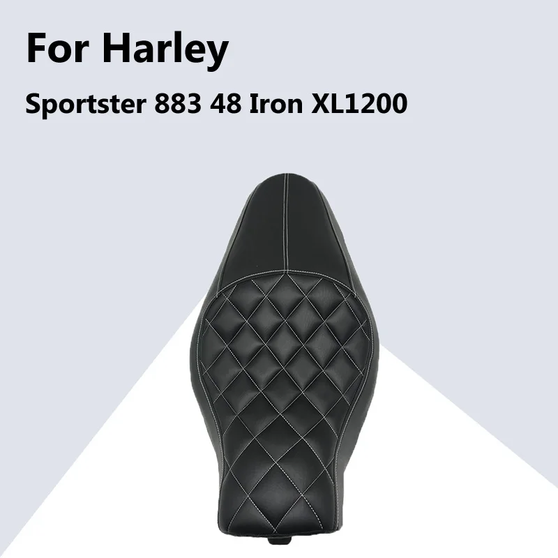 For Harley Sportster 883 48 Iron XL1200, MotorcycleModifica Black Driver+Passenger Two Up Sofa Seat Tour Seat Bench Rear Cushion
For Harley Sportster 883 48 Iron XL1200, MotorcycleModifica Black Driver+Passenger Two Up Sofa Seat Tour Seat Bench Rear Cushion