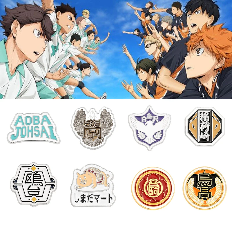 Anime Haikyuu!! Brooch Volleyball Boy High School Team Badge Enamel Pin Brooches Cartoon Backpack Badge Jewelry Accessories Gift
Anime Haikyuu!! Brooch Volleyball Boy High School Team Badge Enamel Pin Brooches Cartoon Backpack Badge Jewelry Accessories Gift