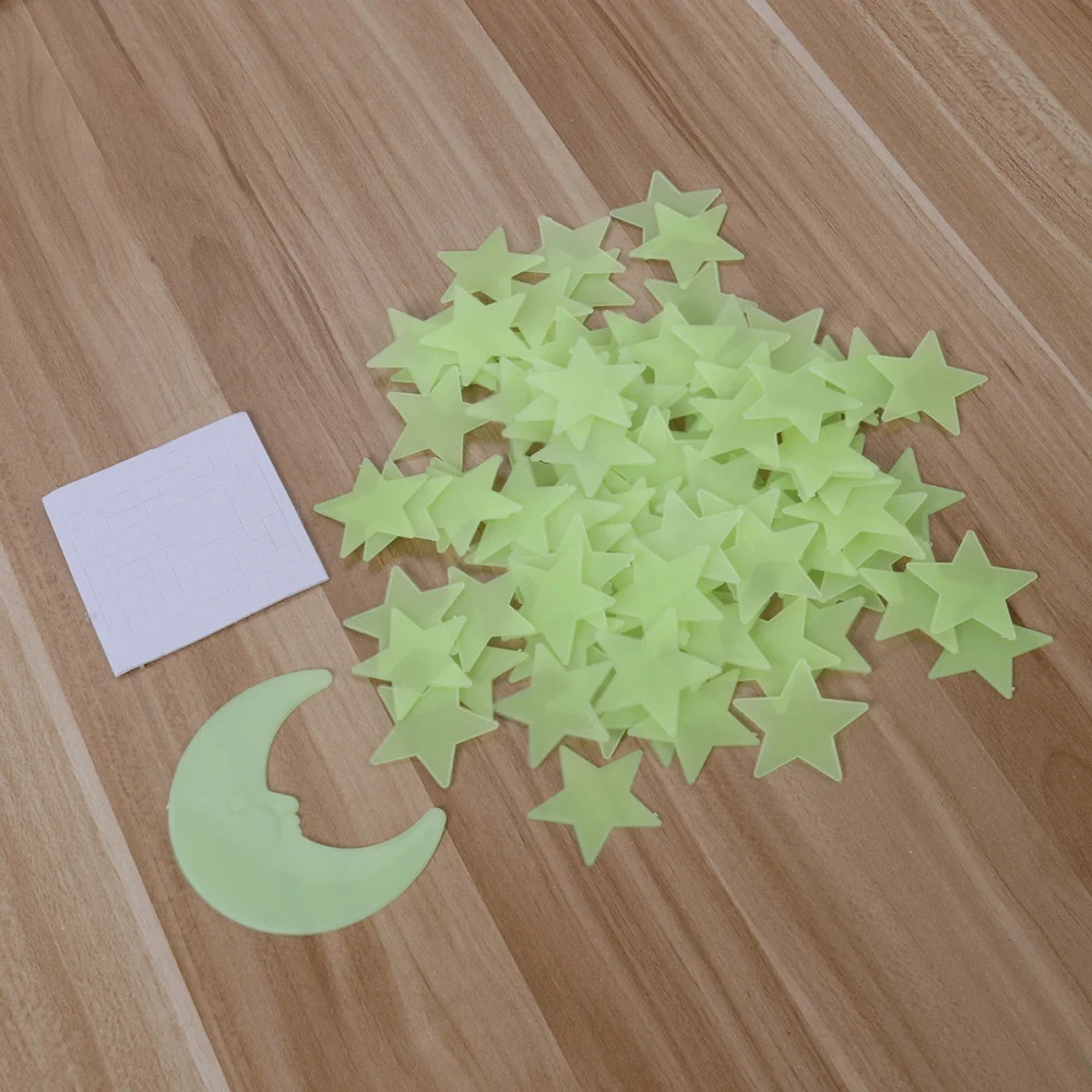 101pcs Star Stickers 3D Glowing Moon and Star Stickers Decoration for Bedroom and Party(Light Yellow)
101pcs Star Stickers 3D Glowing Moon and Star Stickers Decoration for Bedroom and Party(Light Yellow)