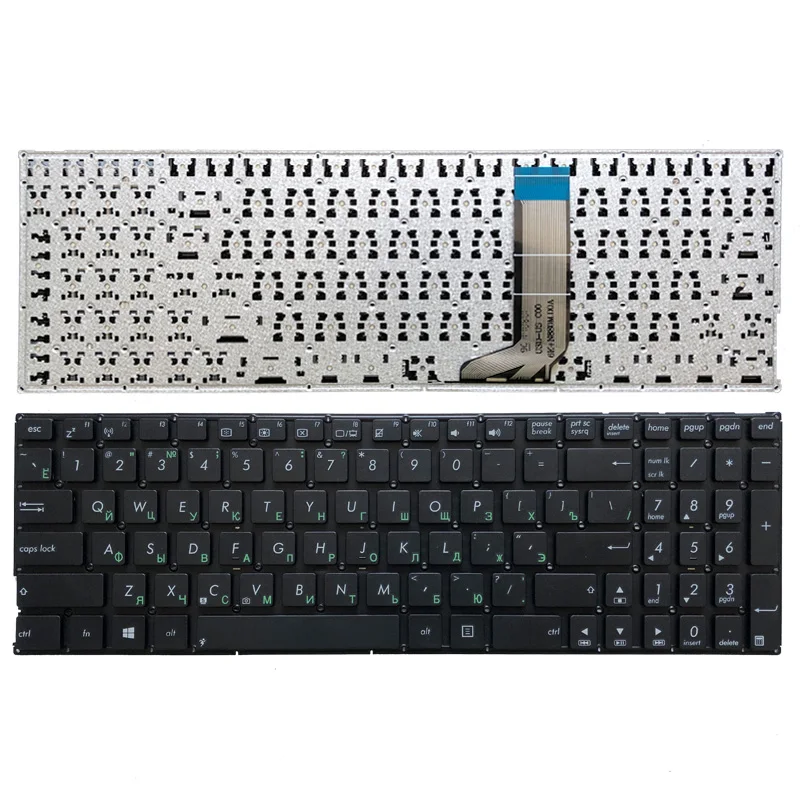 Русская/Русская клавиатура для ноутбука ASUS X556 X556U X556UA X556UB X556UF X556UJ X556UQ X556UR X556UV F556U