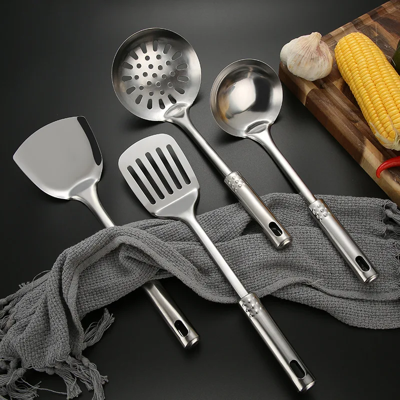 Stainless Steel Kitchenware Cooking Tool Heat Proof Frying Spatula Rice Scoop Soup Spoon Meat Fork Cookware Kitchen Accessory
Stainless Steel Kitchenware Cooking Tool Heat Proof Frying Spatula Rice Scoop Soup Spoon Meat Fork Cookware Kitchen Accessory