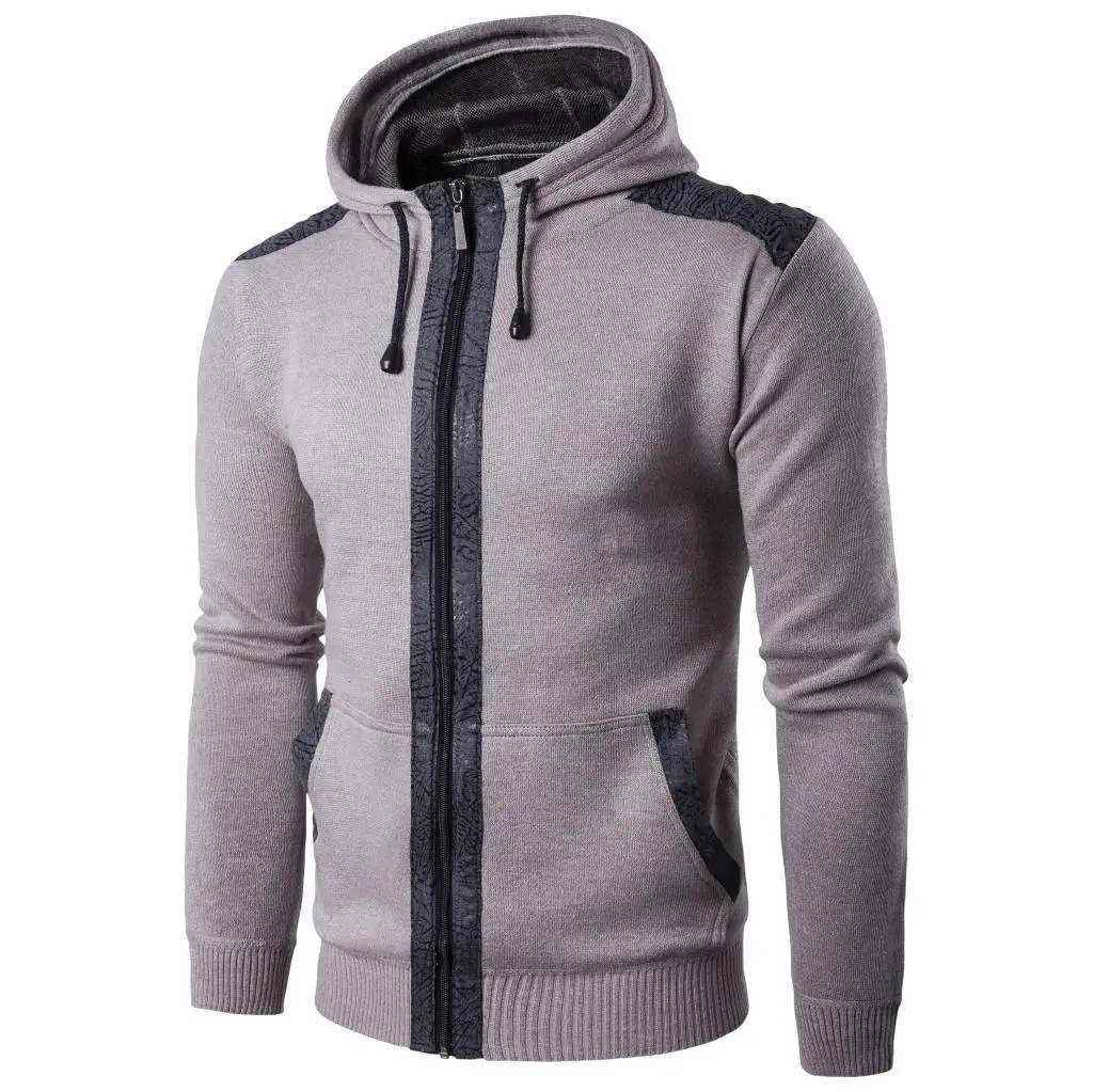 2021 Fashion Fall Winter Men's Sweater Fashion Hooded Knit Sweater Cardigan Slim Men's Knitted Sweater Men tracksuit men
2021 Fashion Fall Winter Men's Sweater Fashion Hooded Knit Sweater Cardigan Slim Men's Knitted Sweater Men tracksuit men