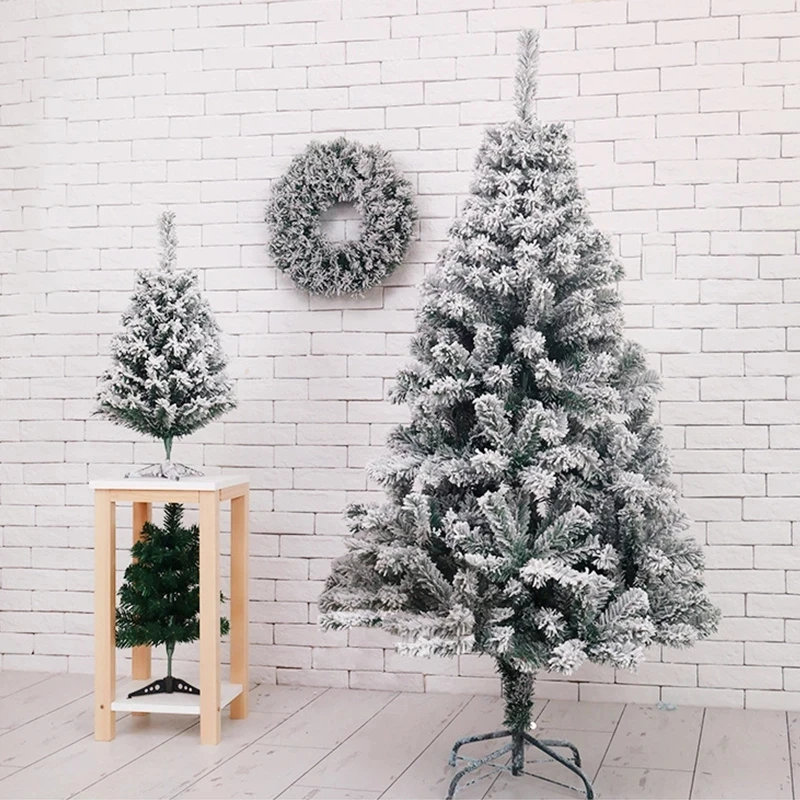 Xmas Flocking Christmas Tree Artificial Snow Pine Christmas Tree Snowflake Scene Display Ornaments Home Decoration Furnishings
Xmas Flocking Christmas Tree Artificial Snow Pine Christmas Tree Snowflake Scene Display Ornaments Home Decoration Furnishings