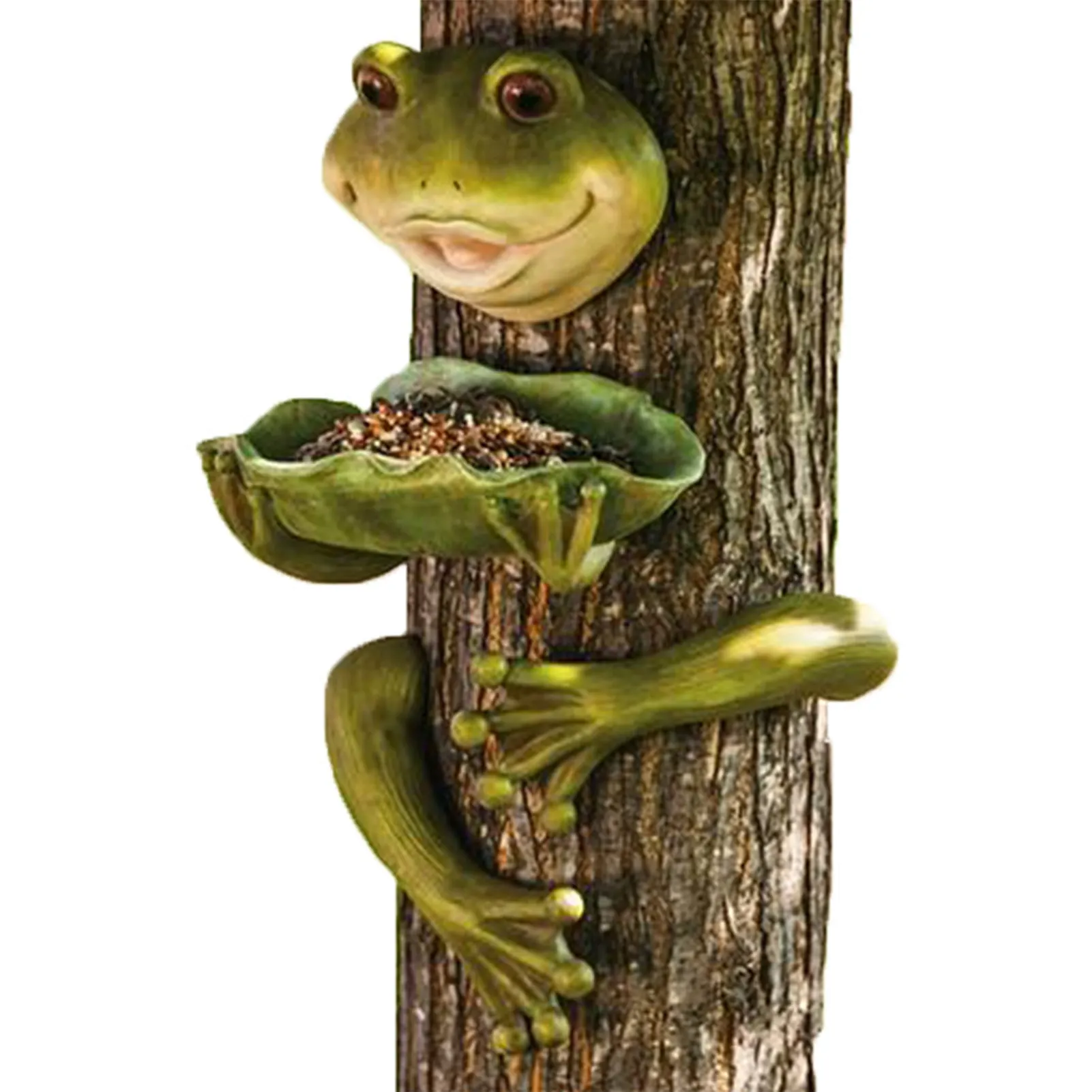 Frog Tree Decor Bird Feeding Tool Decorative Tree Hugger Frog Statue Outdoor Hanging Bird Feeder For Garden Yard Helpful
Frog Tree Decor Bird Feeding Tool Decorative Tree Hugger Frog Statue Outdoor Hanging Bird Feeder For Garden Yard Helpful