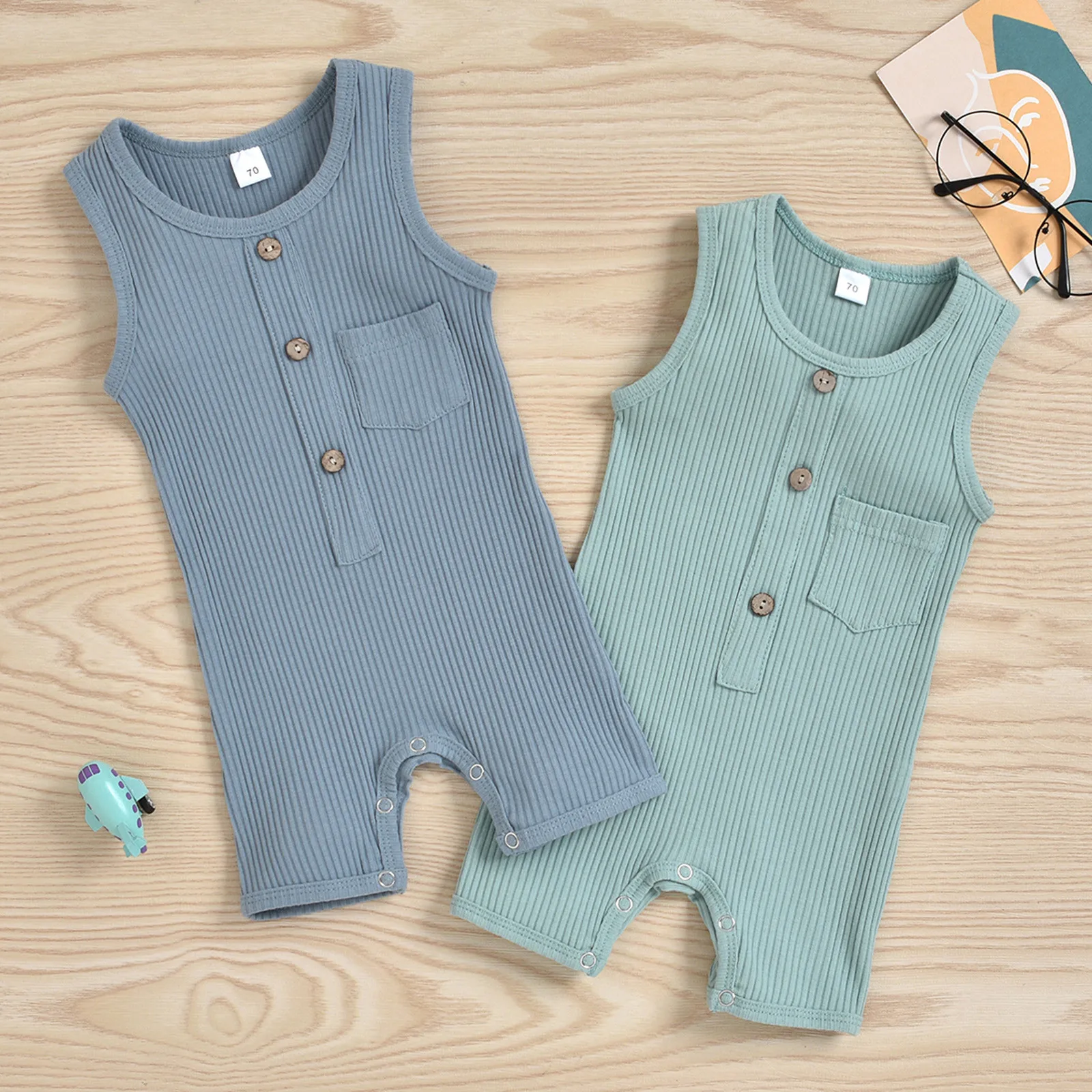 Summer Newborn Baby Boys Romper Ribbed Suspender Button Pocket Solid Color Jumpsuit Infant Outfits Child Boy Clothes 6 12 18 24M
Summer Newborn Baby Boys Romper Ribbed Suspender Button Pocket Solid Color Jumpsuit Infant Outfits Child Boy Clothes 6 12 18 24M