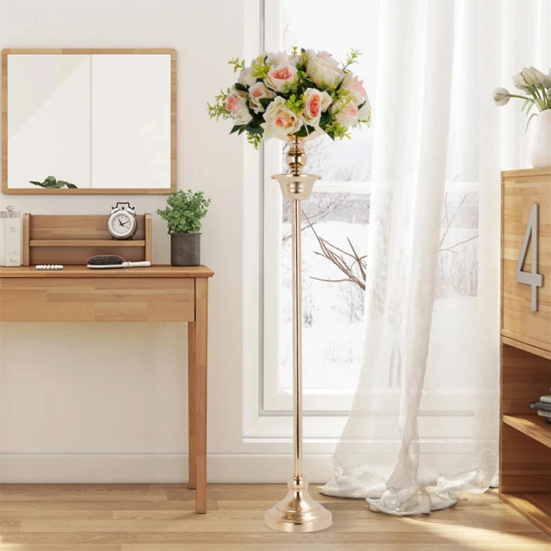 Gold Flower Vase Romantic Metal Flowers Stand Road Lead Wedding Table Centerpiece Flower Rack Event Party Decor 10PCS
Gold Flower Vase Romantic Metal Flowers Stand Road Lead Wedding Table Centerpiece Flower Rack Event Party Decor 10PCS