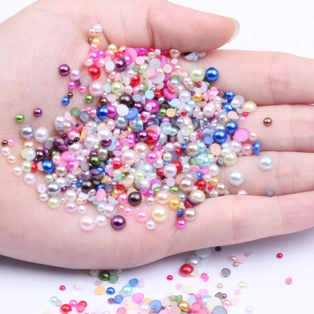 Mixed Sizes 2 3 4 5mm 1000pcs Half Pearls Many Colors To Choose Resin Round Beads Flat Back Beads Nail Art Decorate Diy Diamante
Mixed Sizes 2 3 4 5mm 1000pcs Half Pearls Many Colors To Choose Resin Round Beads Flat Back Beads Nail Art Decorate Diy Diamante