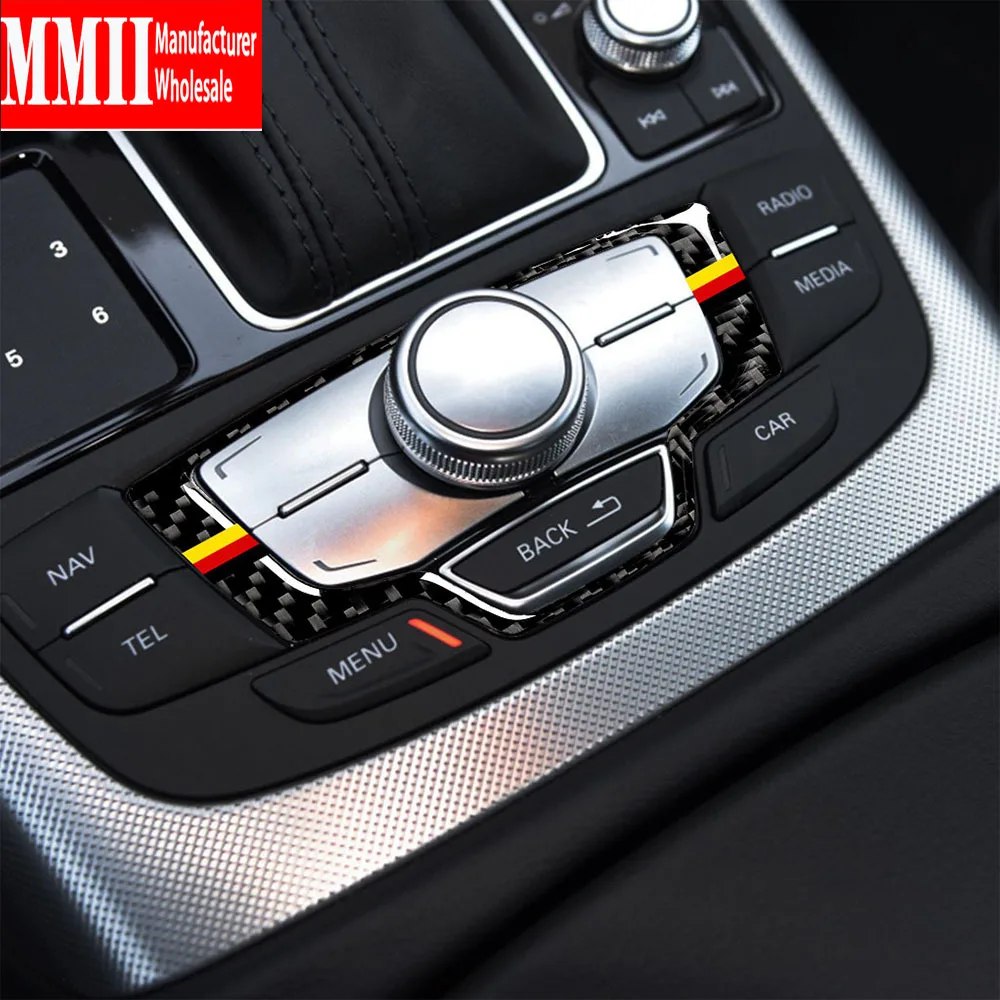 For Audi A6 S6 C7 A7 S7 4G8 2012-2018 Carbon Fiber Sticker Center Control Multimedia Frame Button Cover Interior Car Accessories
For Audi A6 S6 C7 A7 S7 4G8 2012-2018 Carbon Fiber Sticker Center Control Multimedia Frame Button Cover Interior Car Accessories