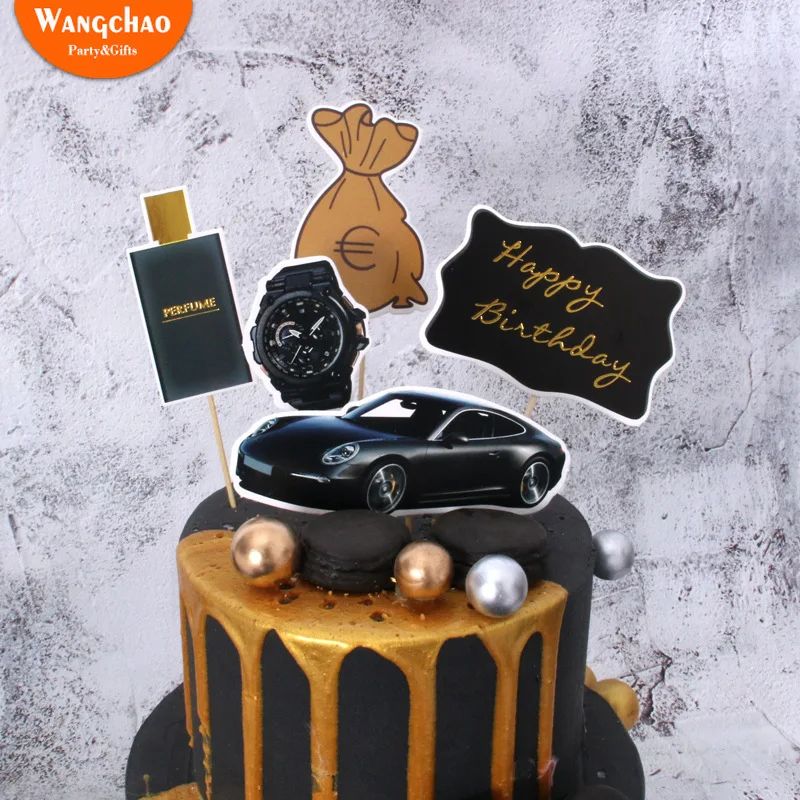 5pcs Rich Dream Money Car Theme Cake Topper Adult Happy Birthday Birthday Party Supplies Cake Decorating Wedding Cake Topper
5pcs Rich Dream Money Car Theme Cake Topper Adult Happy Birthday Birthday Party Supplies Cake Decorating Wedding Cake Topper