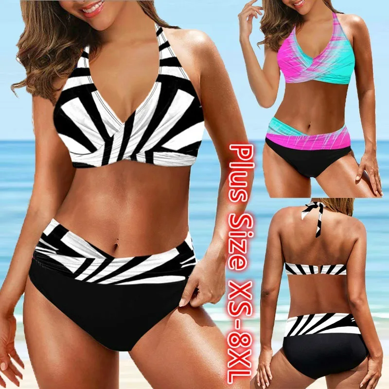 New Style European And American Printed Split Bikini Sexy Women's Swimsuit Swimwear Leisure Beachwear Suit 
New Style European And American Printed Split Bikini Sexy Women's Swimsuit Swimwear Leisure Beachwear Suit