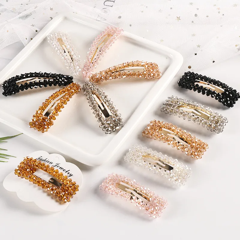 2020 New Korean Shining Crystal Hair Clip Geometric Square Snap Barrette Stick Hairpin Bobby Pins Hair Styling Accessories
2020 New Korean Shining Crystal Hair Clip Geometric Square Snap Barrette Stick Hairpin Bobby Pins Hair Styling Accessories