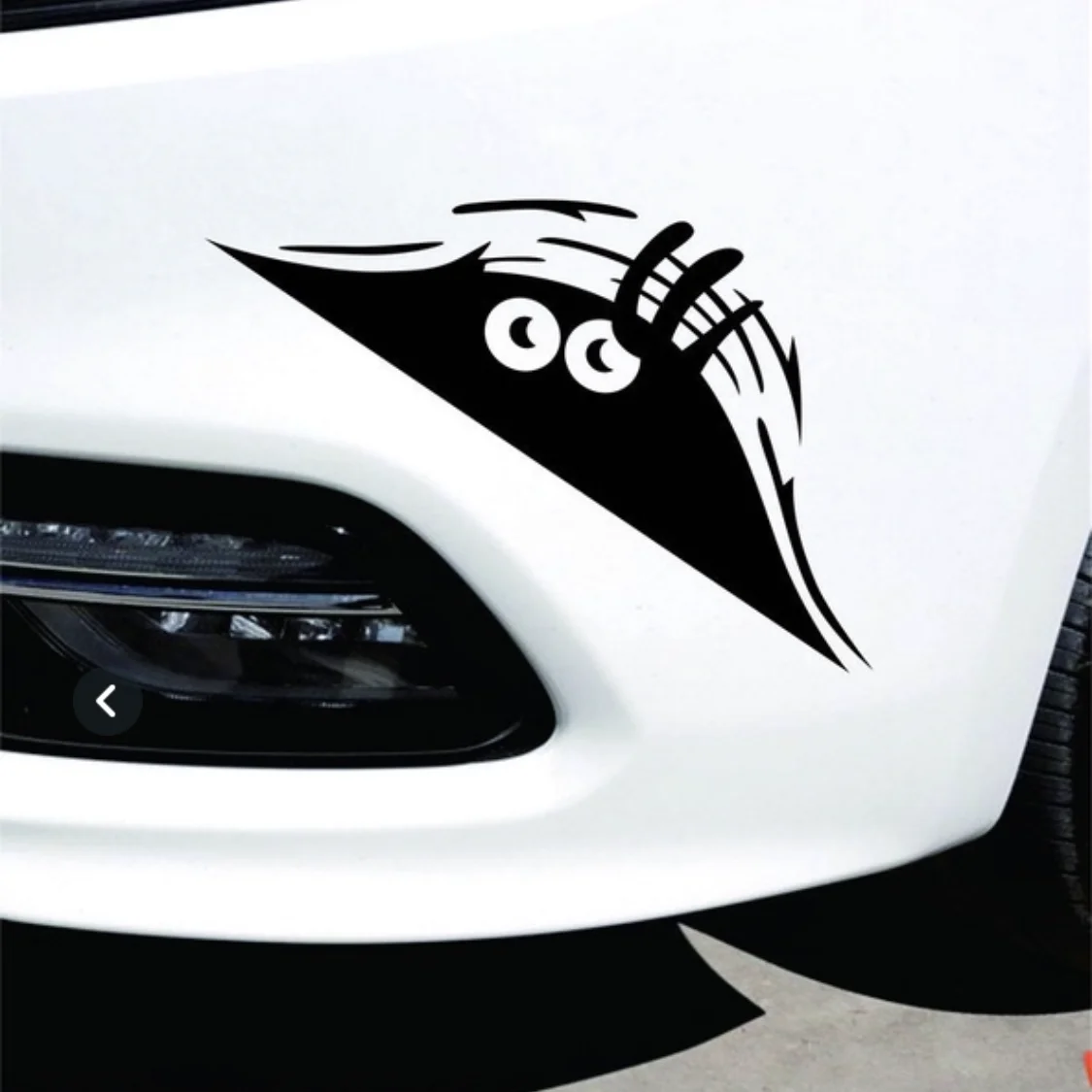 

Elf Car Stickers Waterproof Self-adhesive Car decal Anti Scratch Auto Decoration Funny Peeking 3D Big Eyes Sticker Car Styling